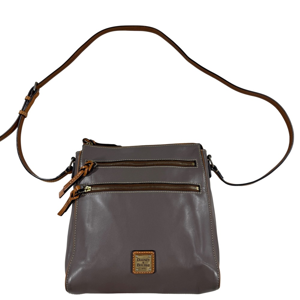 Dooney & Bourke Pebble Grain Large Peyton Triple Zip Crossbody Bag